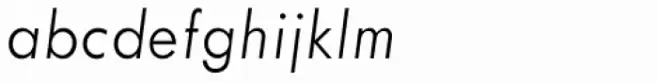Twentieth Century Std Light Italic