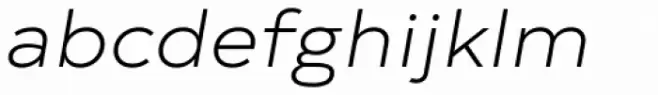 Typold Extended Light Italic