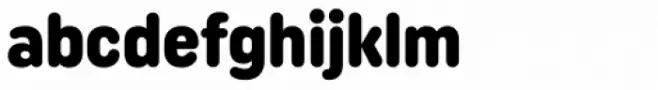 Uniform Rounded Condensed Black