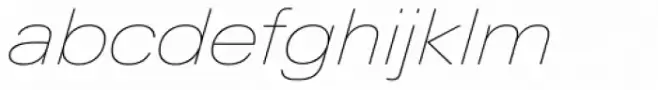 Univers Next Pro 141 Extended UltraLight Italic