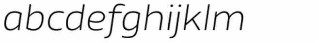 XXII Centar Thin Ext Italic