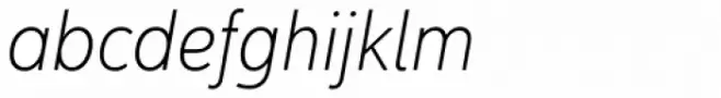 Yorkten Condensed Thin Italic