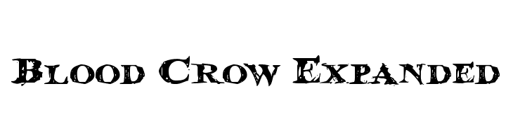 Blood Crow Condensed Font