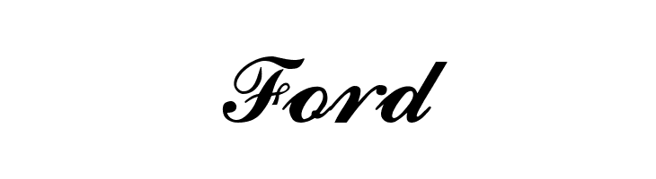 Ford script Font