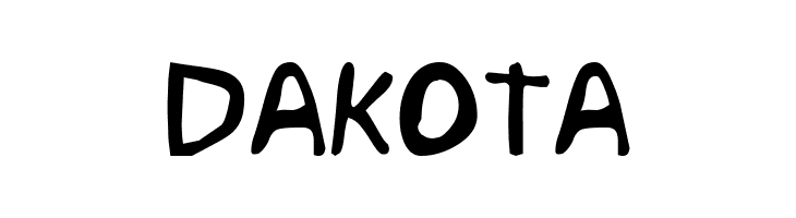 handwriting dakota Font Search